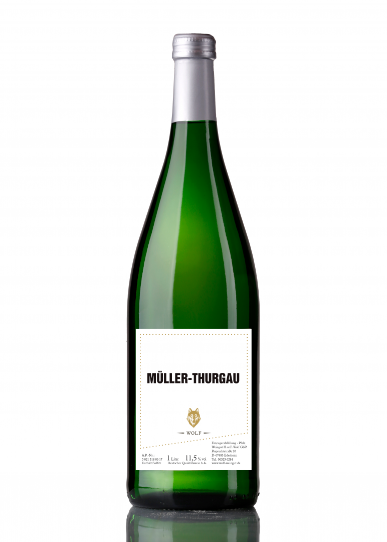 Großansicht 2023 MÜLLER-THURGAU, trocken, QbA, 1l, Edesheimer Ordensgut