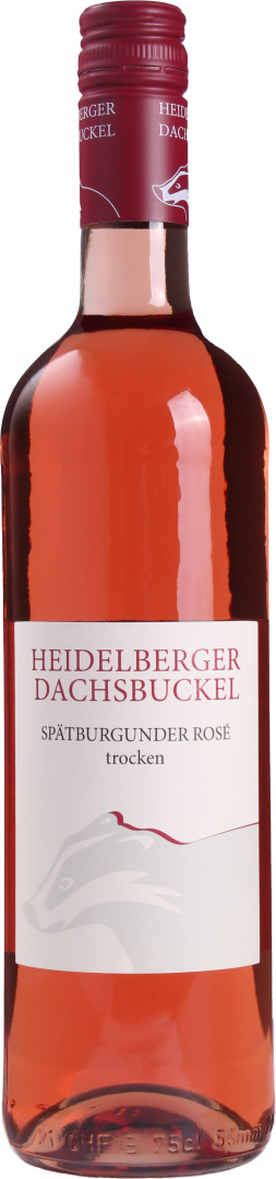 Bild von Heidelberger Dachsbuckel Spätburgunder Rosé QbA trocken 0,75l