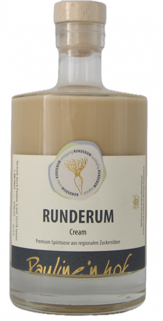 Bild von Runderum Cream Premium Spirituose aus regionalen Zuckerrüben