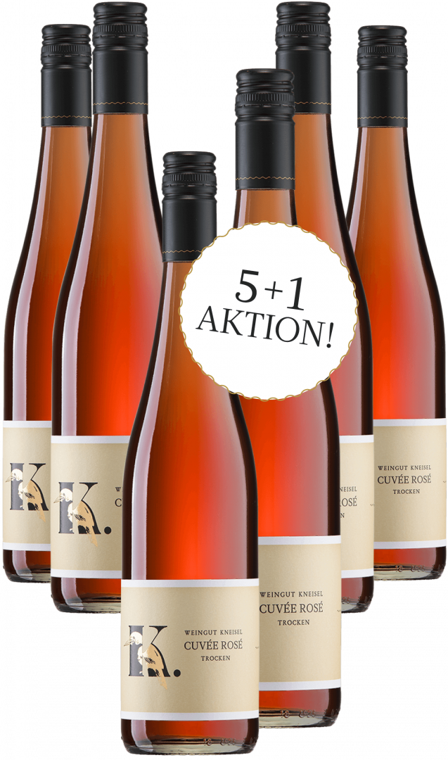 Großansicht Wein des Monats April 5+1 Aktion - 2024er Cuvée Rosé trocken