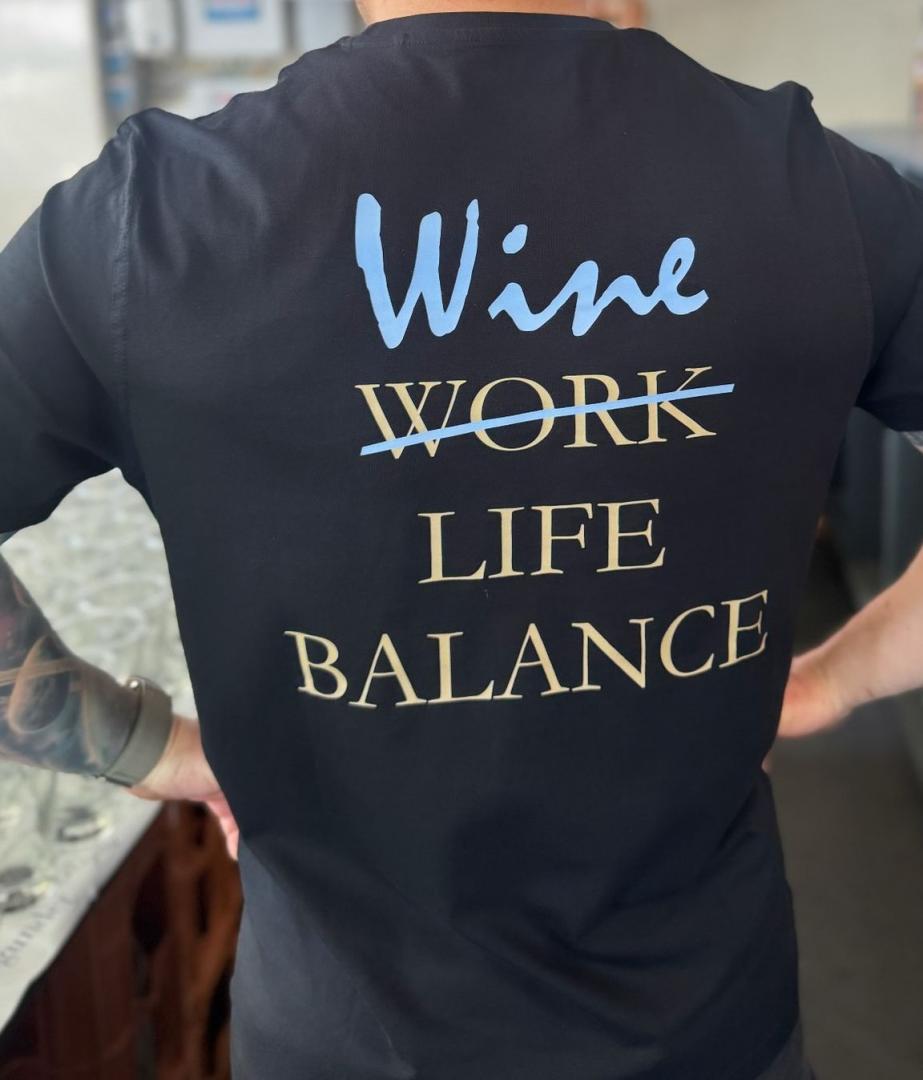Bild von T-Shirt STUDIER Wine Life Balance GRÖSSE L