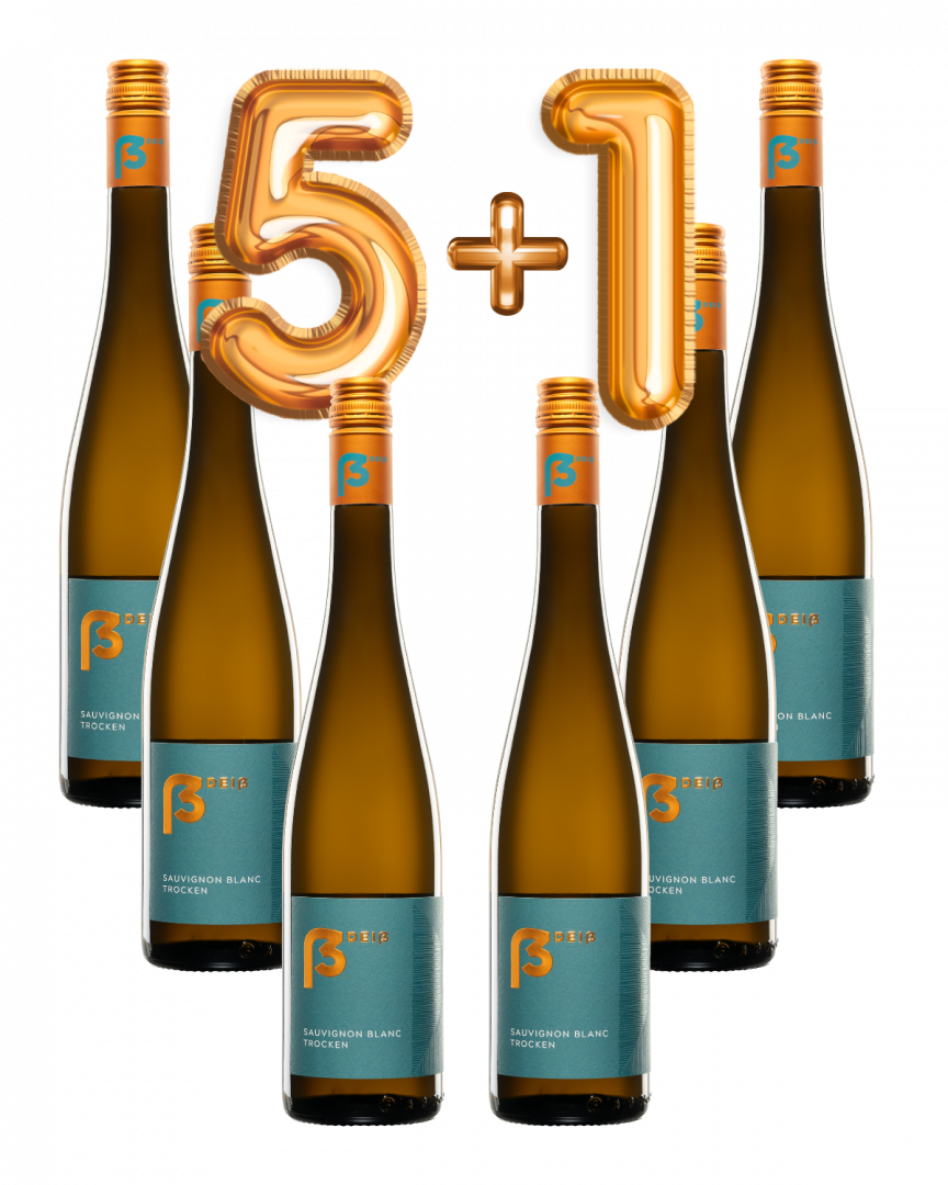 Bild von 5 +1 Aktion 2024 Sauvignon Blanc trocken 0,75L