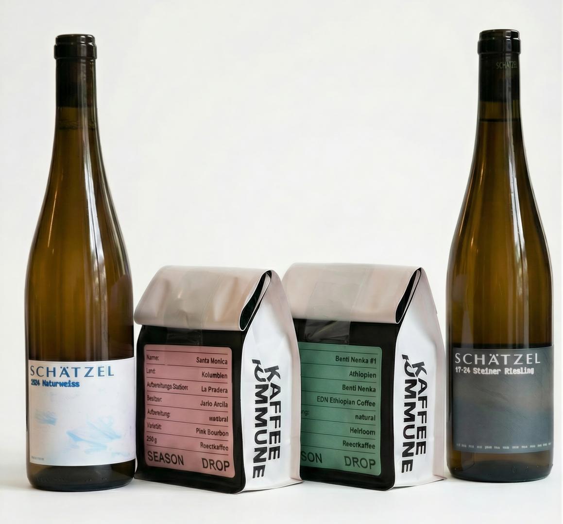 Bild von Coffee and Wine Bundle | Schätzel x Kaffeekommune 