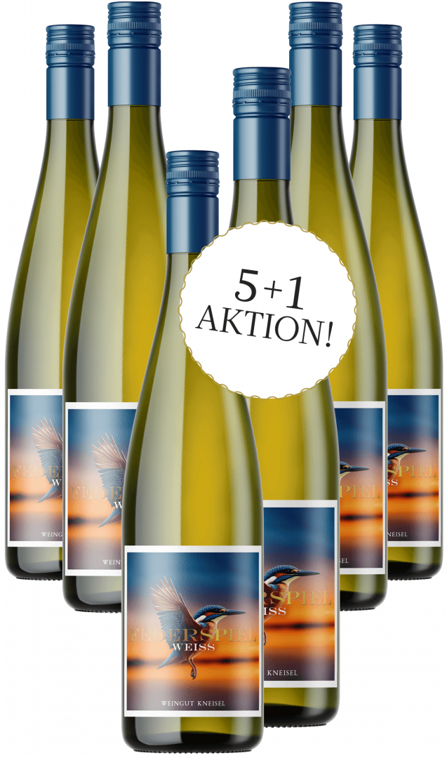 Großansicht Wein des Monats Januar 5+1 Aktion - FEDERSPIEL weiß