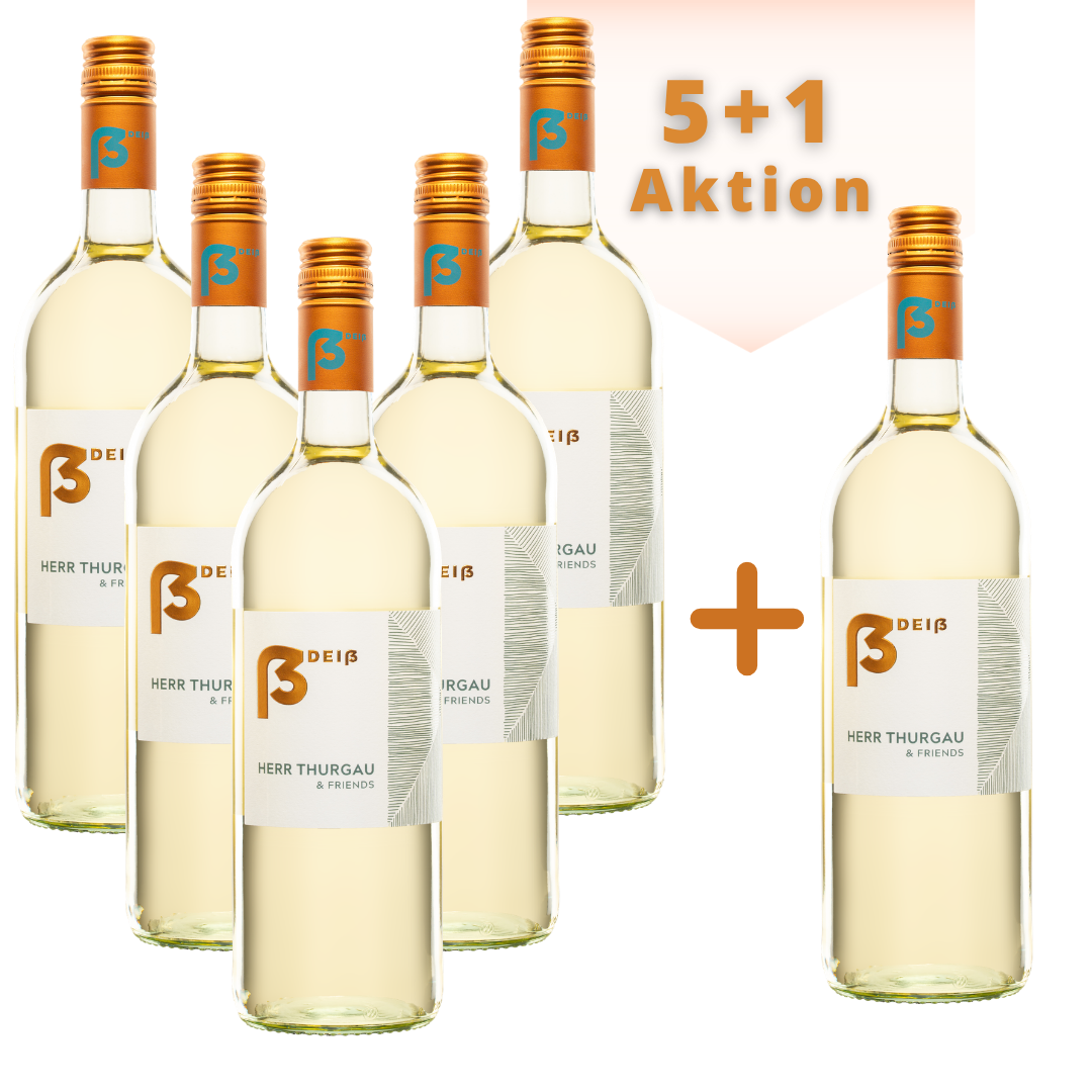Bild von 5+1 Aktion Herr Thurgau & Friends
