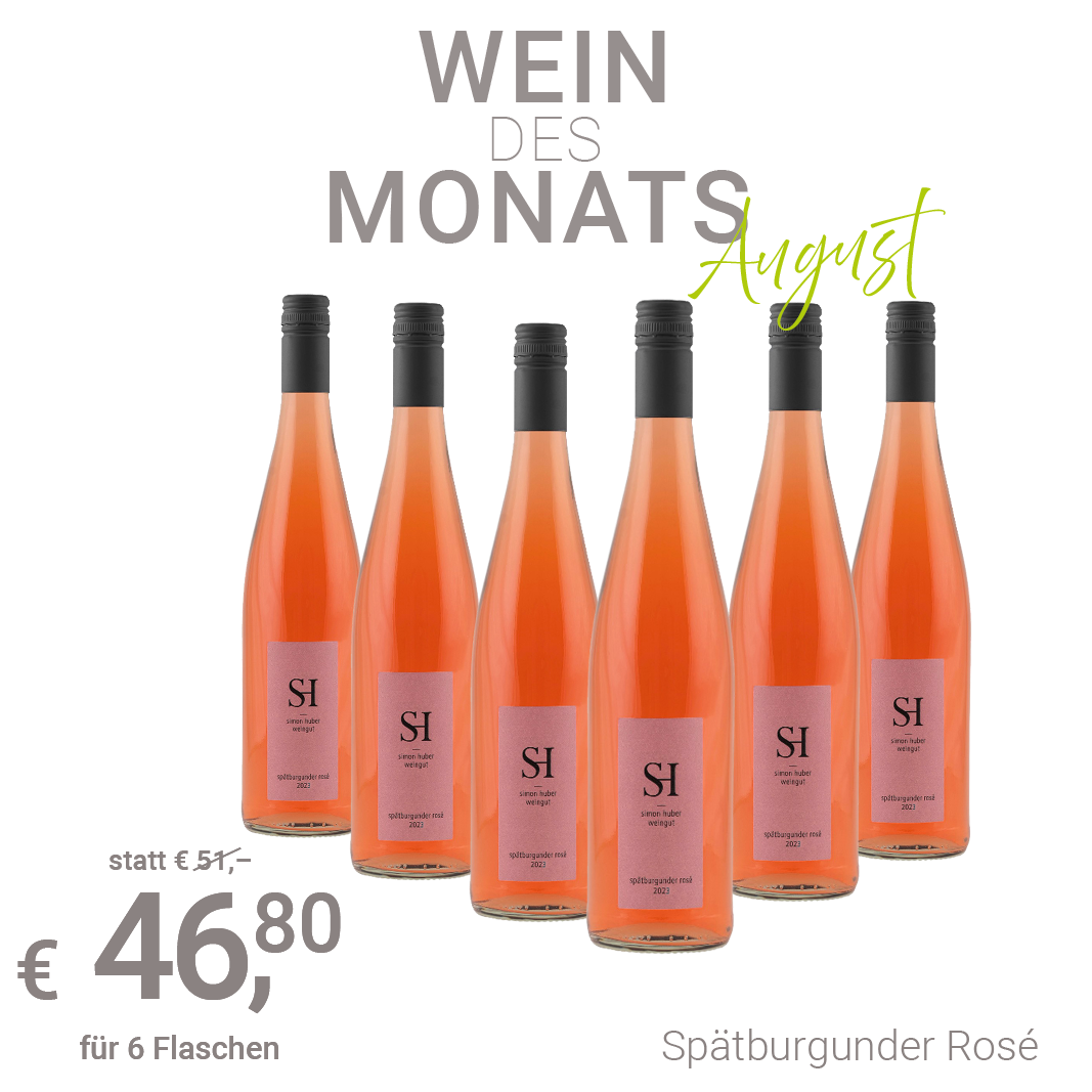 Großansicht Wein des Monats August - Spätburgunder Rosé 2024