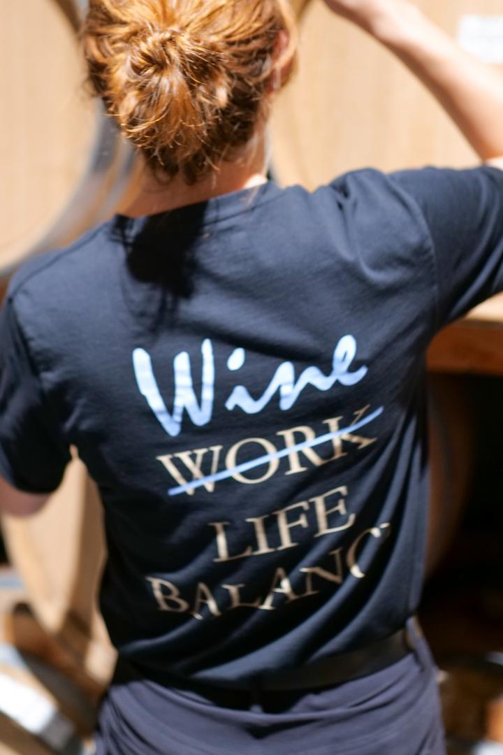 Bild von T-Shirt STUDIER Wine Life Balance GRÖSSE XL