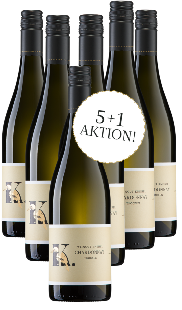 Großansicht Wein des Monats September 5+1 Aktion - 2024er Chardonnay trocken