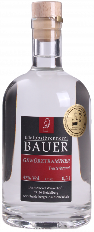 Bild von Gewürztraminer Tresterbrand 0.5l