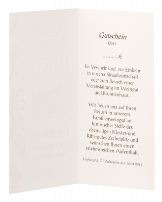 Bild von Geschenkgutschein 100 Euro inkl Versand