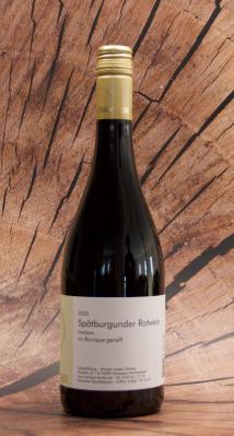 Bild von Spätburgunder Rotwein Barrique trocken 