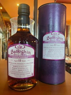 Bild von 11 Years Pawis Finish Ballechin Whisky Fassstärke 