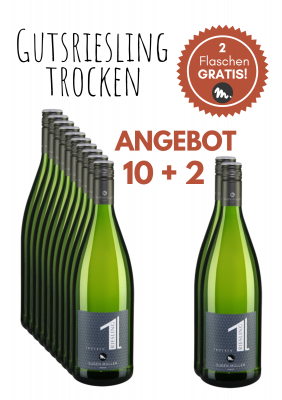 Bild von 10+2 Aktion 2023 Riesling trocken 1 Liter 