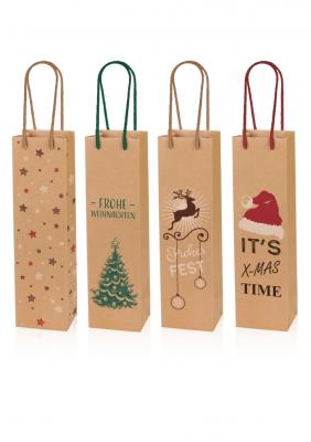 Bild von 1er Tragetasche Natur Weihnachten