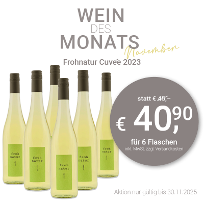 Bild von Wein des Monats November - Frohnatur Cuvée 2023
