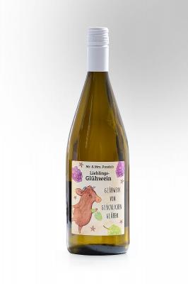 Bild von Winzerglühwein " Glühwein von glücklichen Glühen" Weiß