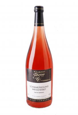 Bild von Schwarzriesling Weißherbst QbA feinherb 1,0 l