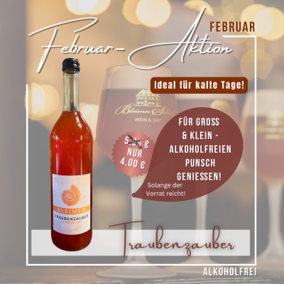 Bild von Traubenzauber - Traubenpunsch, alkoholfrei 0,75 l DE-ÖKO-006