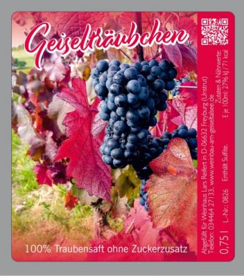 Bild von "Geiselträubchen" Rot