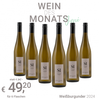 Bild von Wein des Monats Juni-Weißburgunder 2024